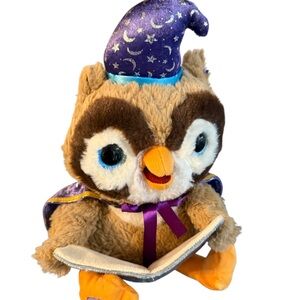 Animated  Octavius The Story Telling Owl Plush 13" Eyes Light Moves WORKS